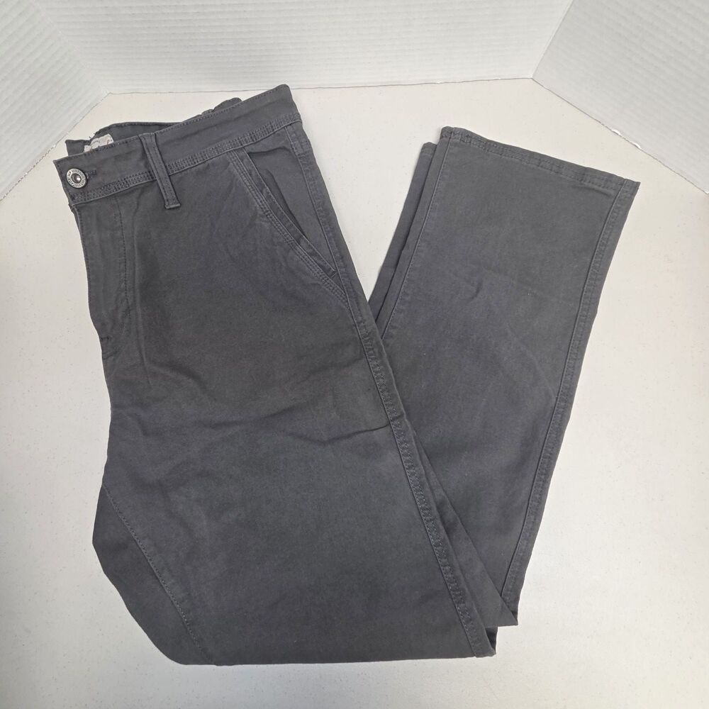 36x32 - GREY - Men’s Weatherproof Tech Flex Relaxed Fit 5-Pocket Pants